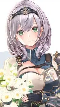 ai character: Shirogane Noel background