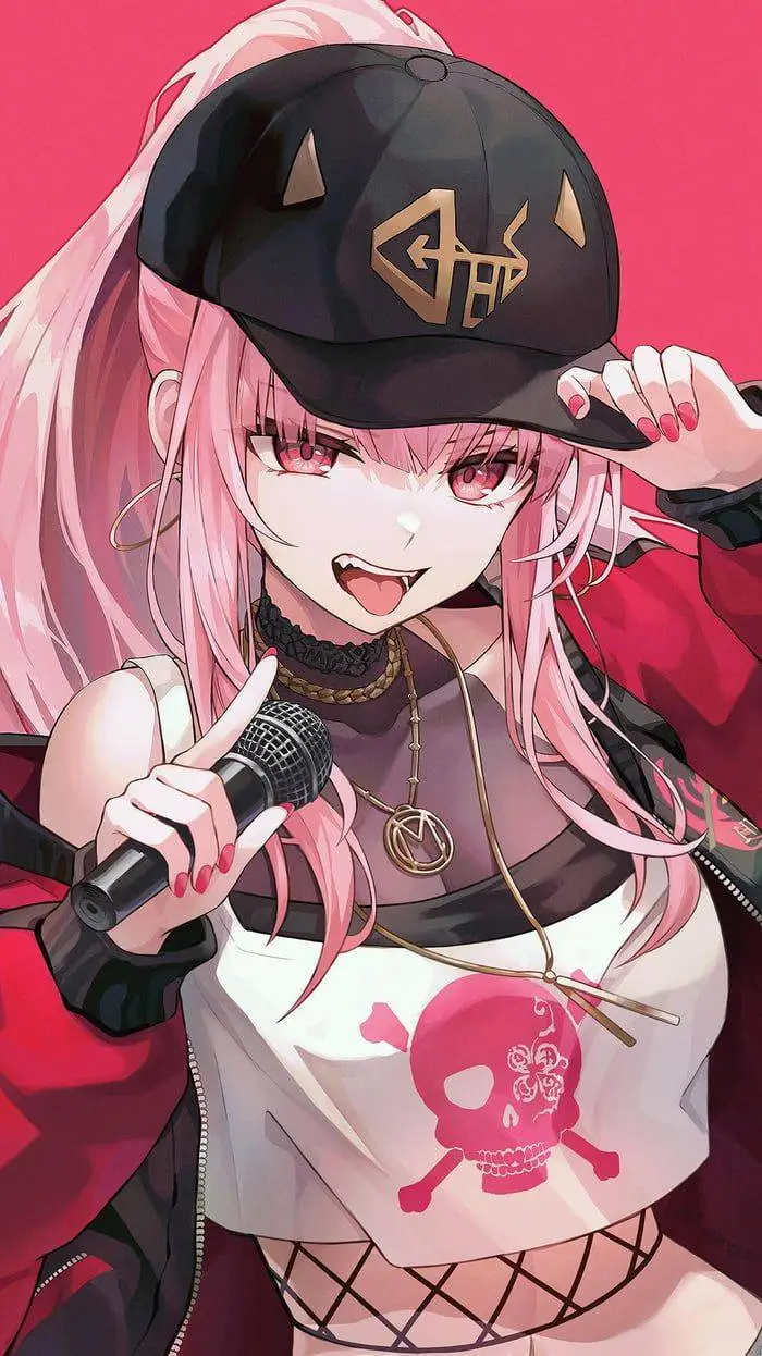 ai character: Mori Calliope background