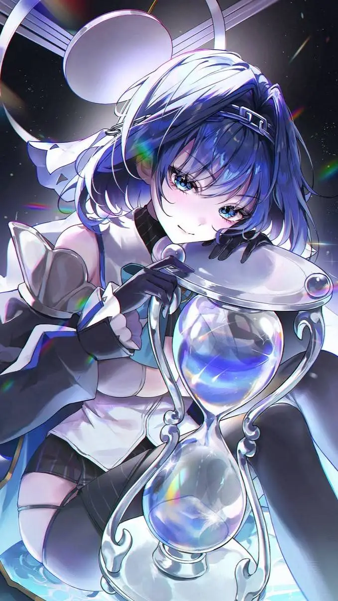 ai character: Ouro Kronii background