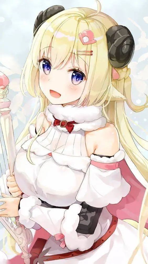 ai character: Tsunomaki Watame background