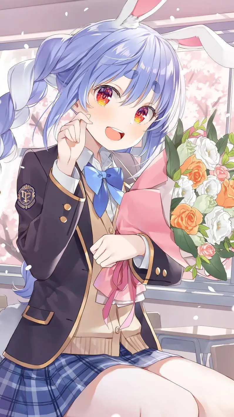 ai character: Usada Pekora background