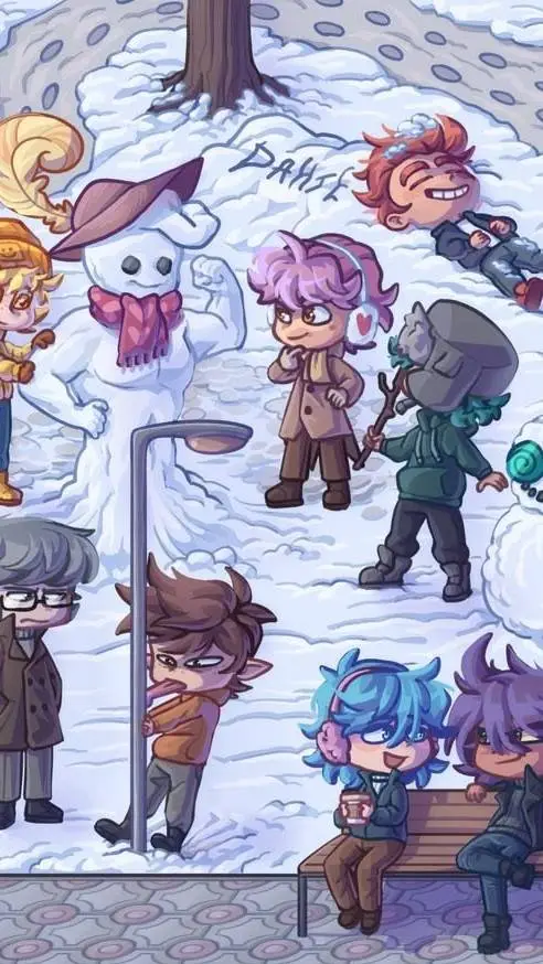 ai character: 13 карт ❄️ background