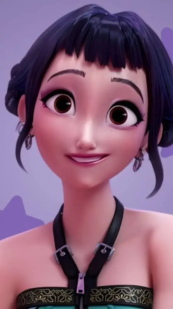 ai character: Zoey  background