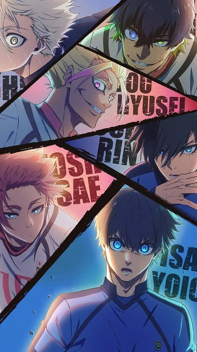 ai character: Blue lock pijama background