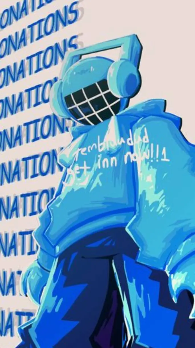 ai character: Bluudude background