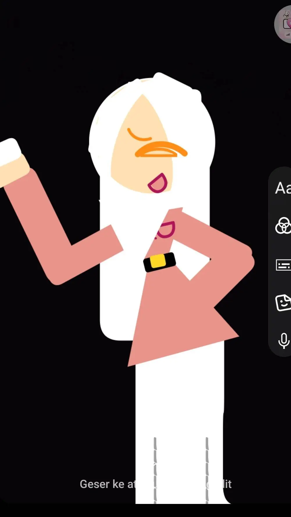 ai character: ☪️[creator]☪️ background