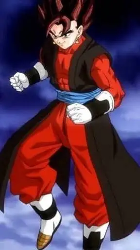 ai character: xero  Vegito  background