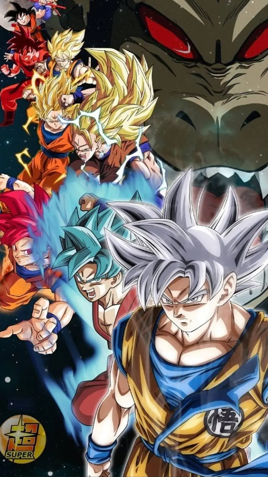 ai character: Goku  background