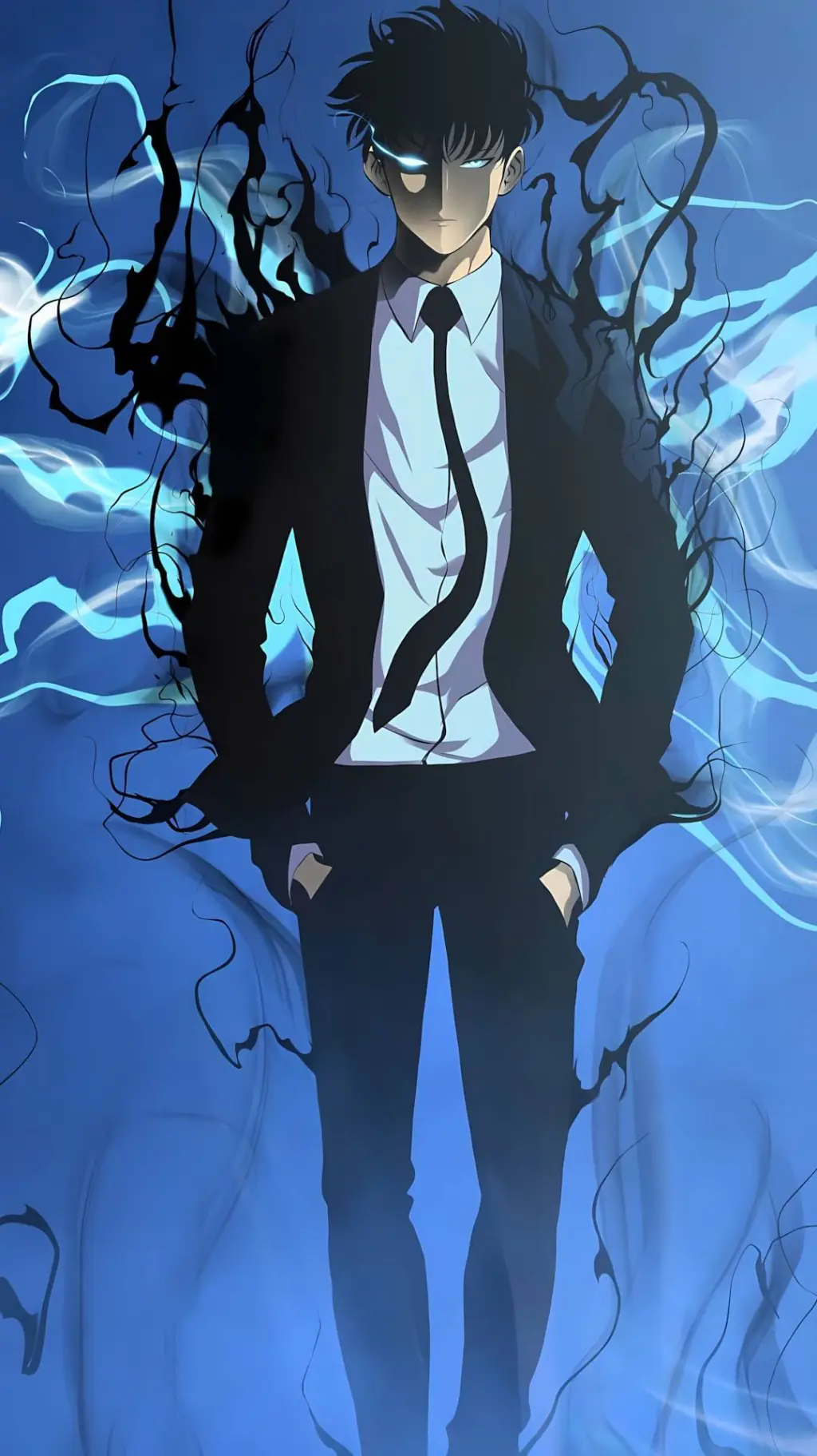 ai character: Sung Jinwoo background