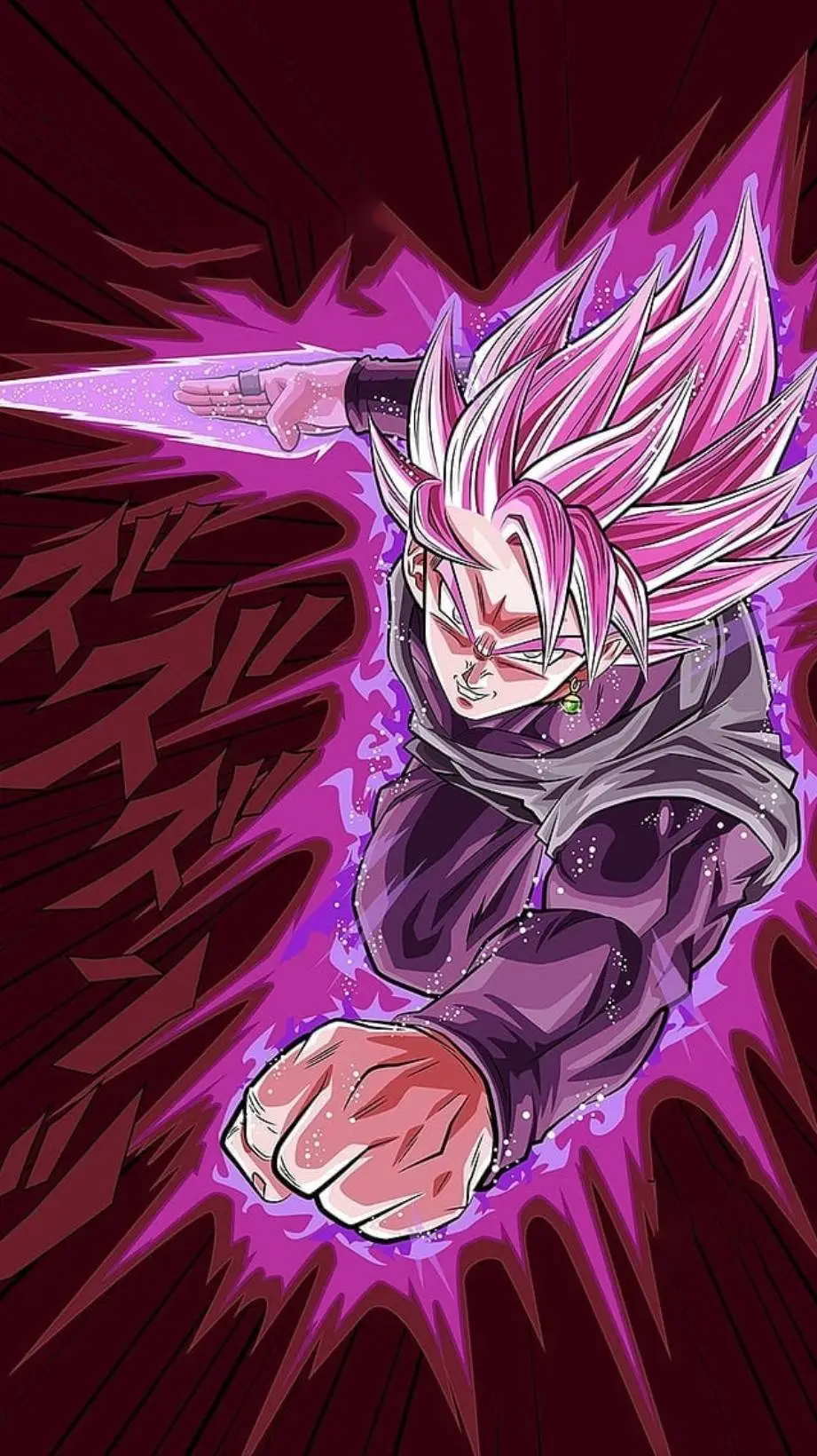 ai character: Goku black  background