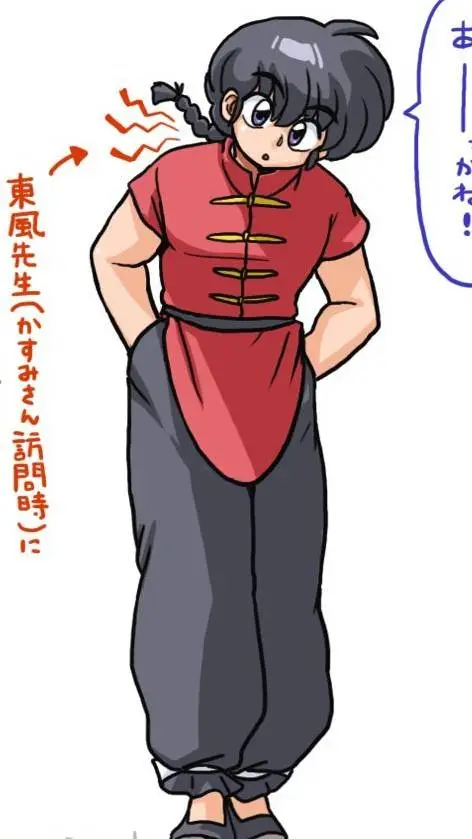 ai character: Ranma Saotome  background