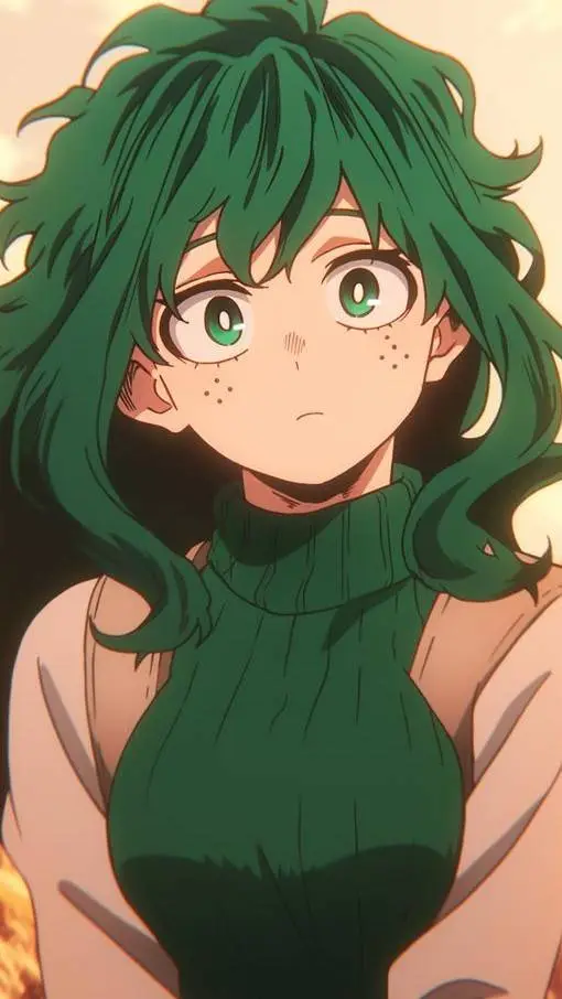 ai character: deku mujer background