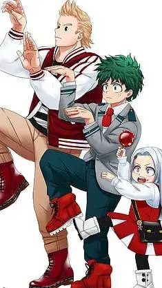 ai character: deku y mirio background