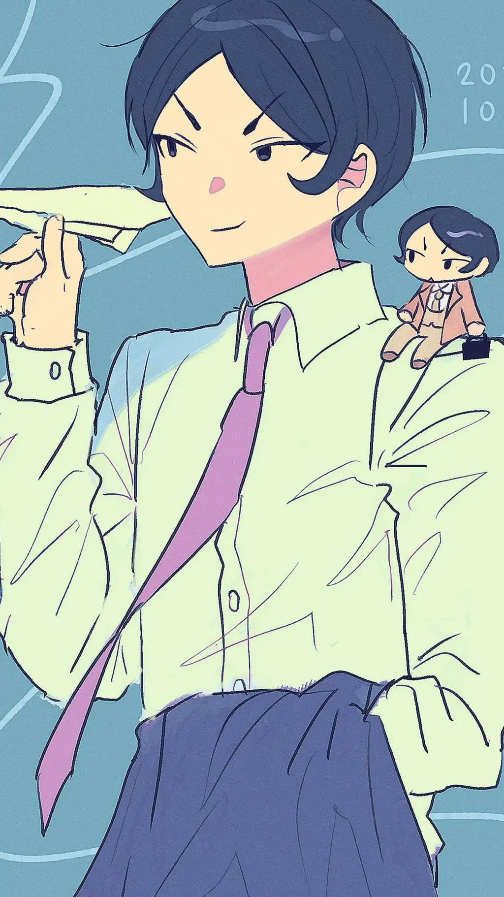 ai character: Kuroiwa Jintarou  background