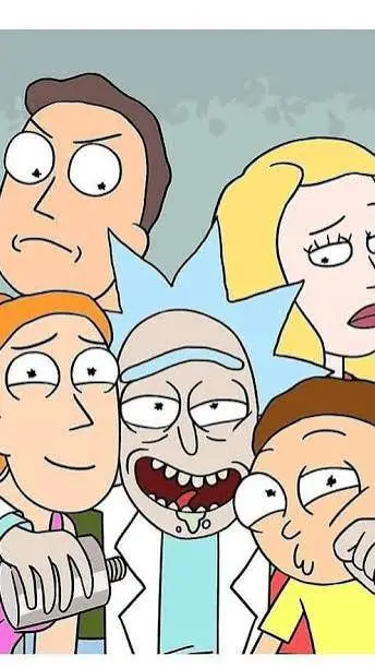 ai character: Rick and morty🇧🇷 background