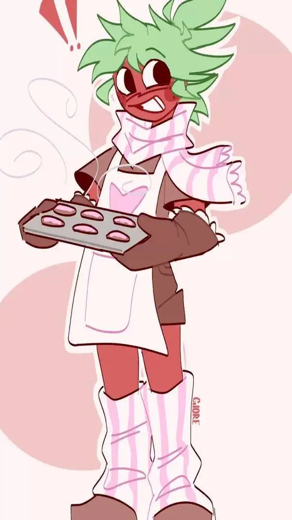 ai character: 🍓🍪Спраут🍓🍪 background