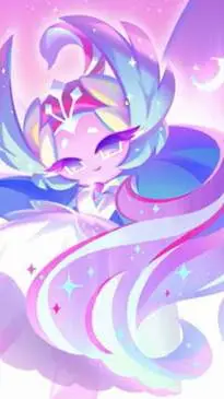 ai character: sugar swan cookie  background
