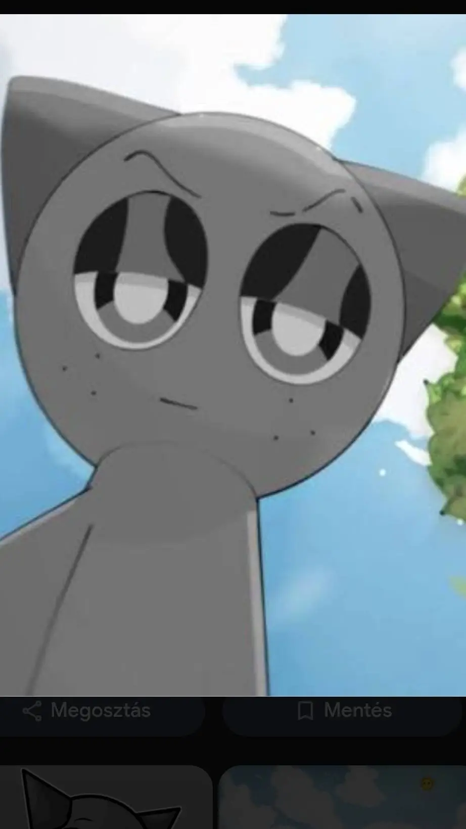 ai character: gray background