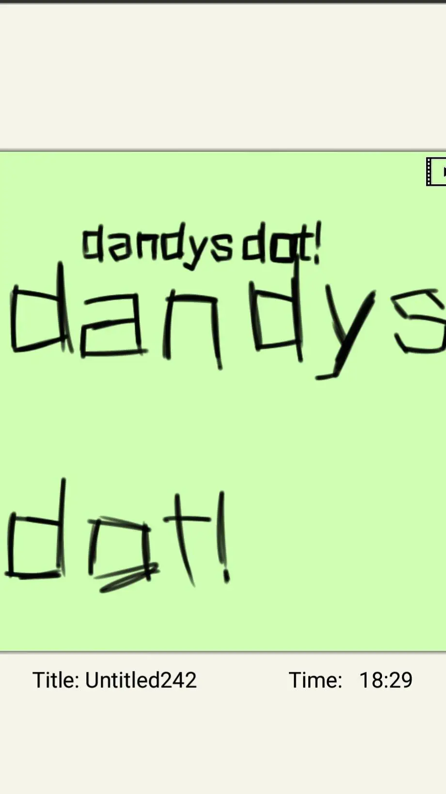 ai character: DANDYS DOT!!!  background