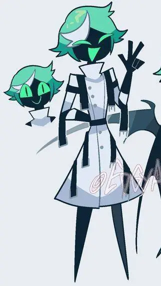 ai character: 💚Mister Scizz🖤 background