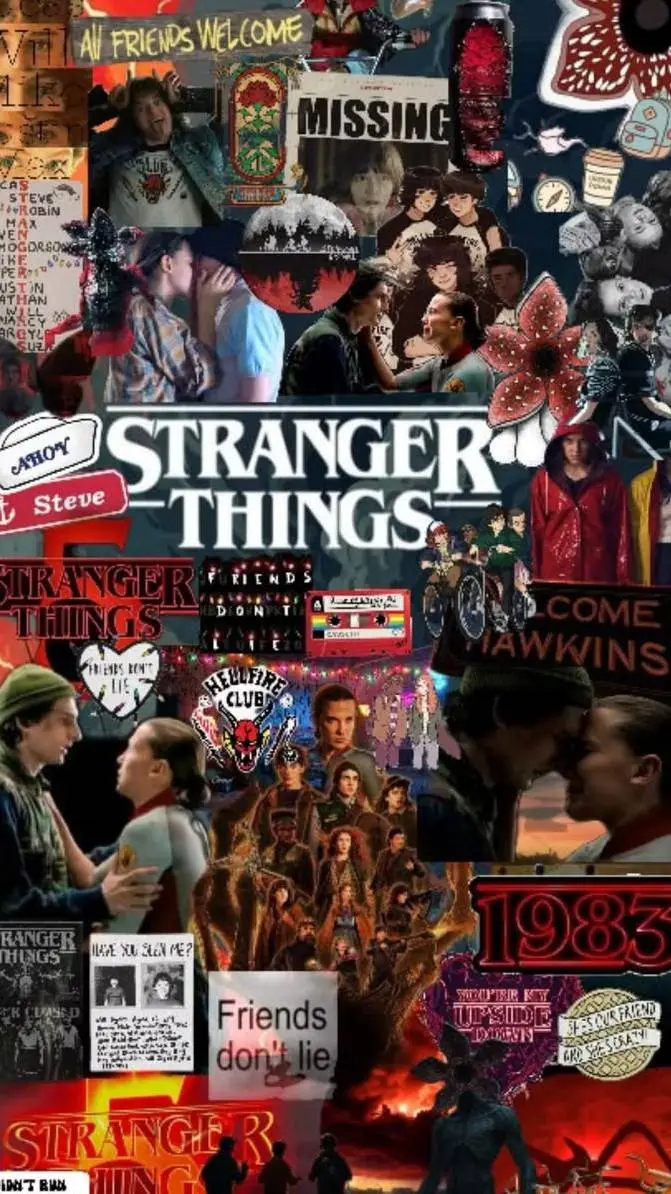 ai character: stranger things 🌹 background