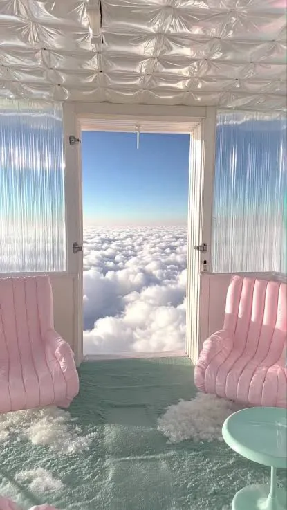 ai character: Dreamcore background