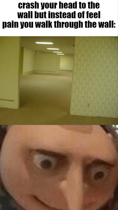 ai character: Backrooms background