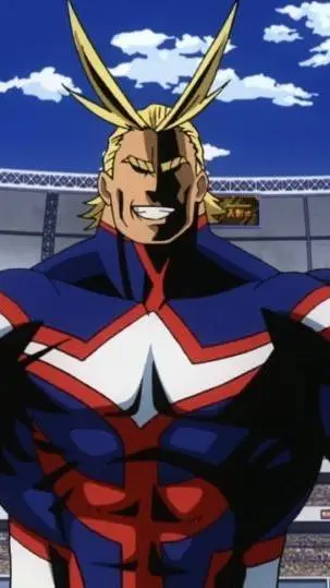 ai character: All Might  background