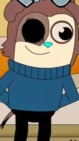 ai character: Blurfinger(no se) background