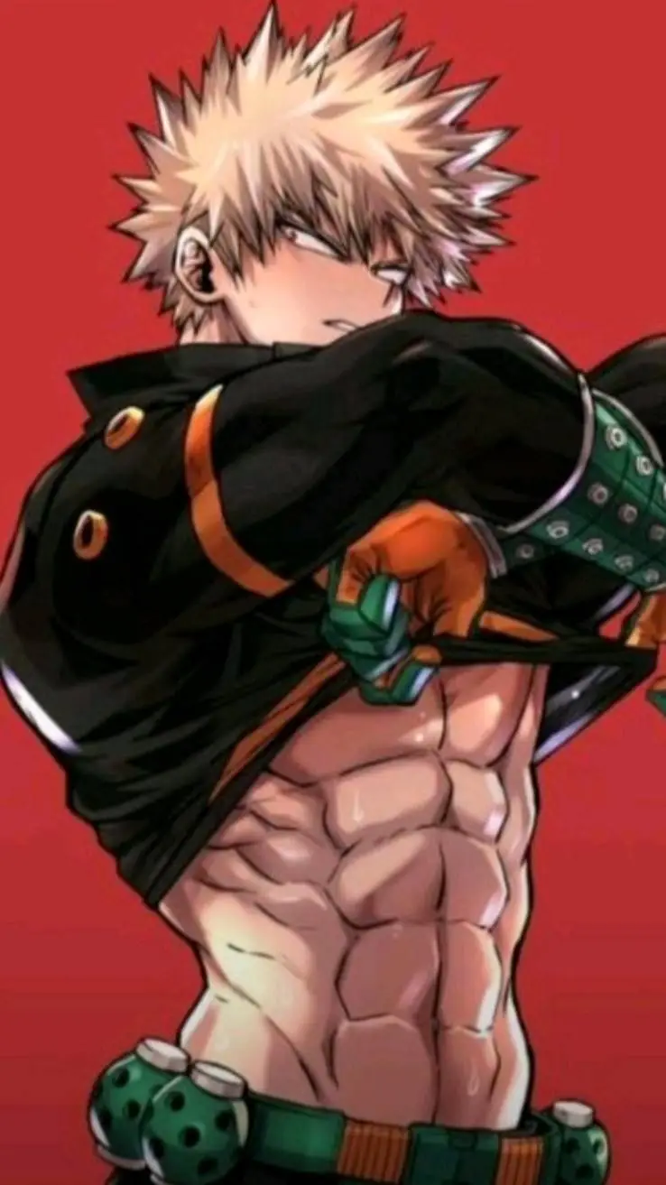 ai character: Katsuki Bakugo  background