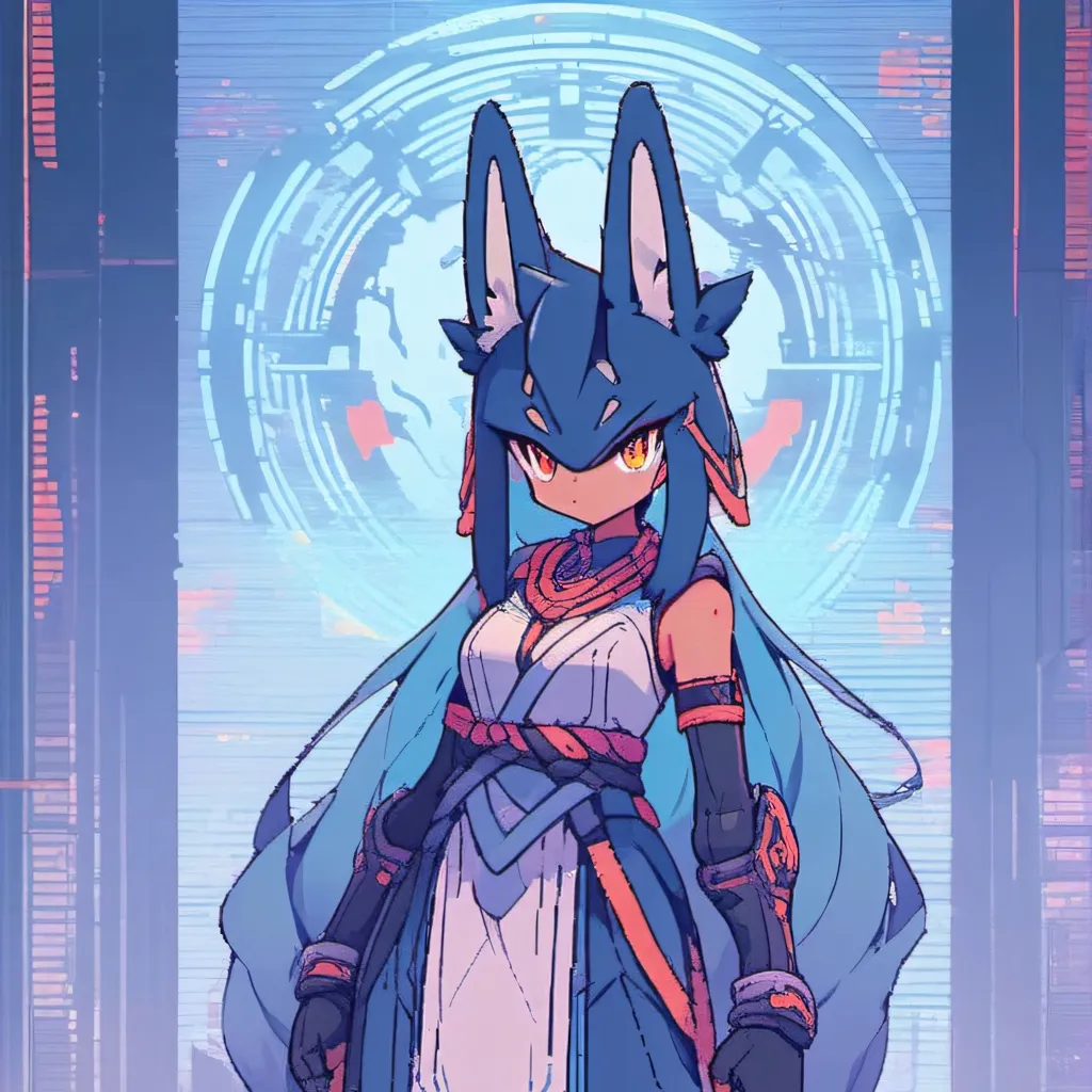 chat with ai character: mega Lucario tf tg