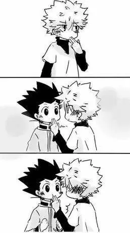 ai character: Killua x Gon 💙💚🌨❄ background