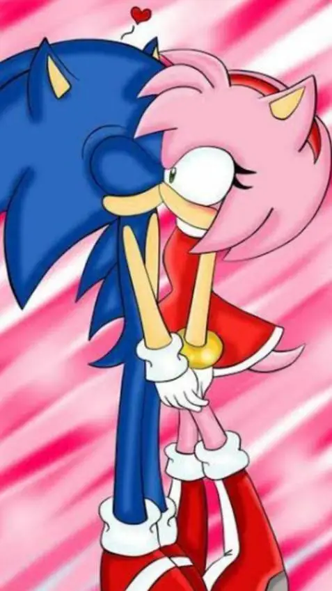 ai character: Sonic x Amy background