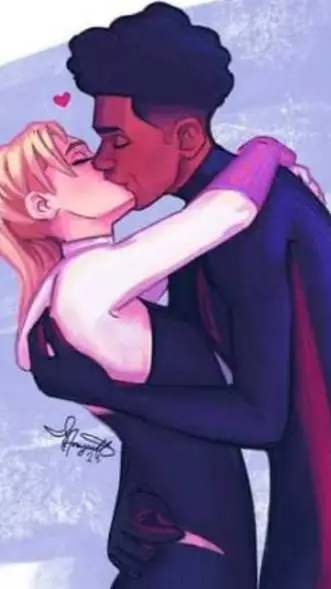 ai character: miles x gwen background