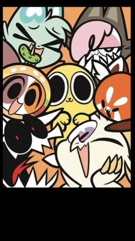 ai character: Chiken nugget background