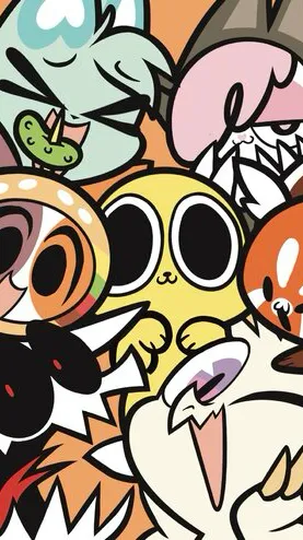 ai character: Chicken nugget background