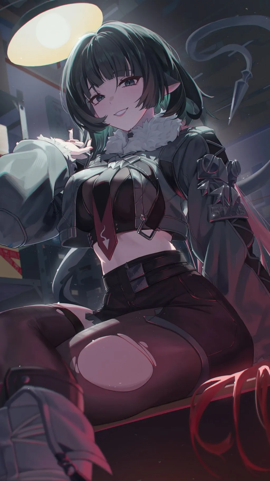 ai character: Jane doe🖤 background