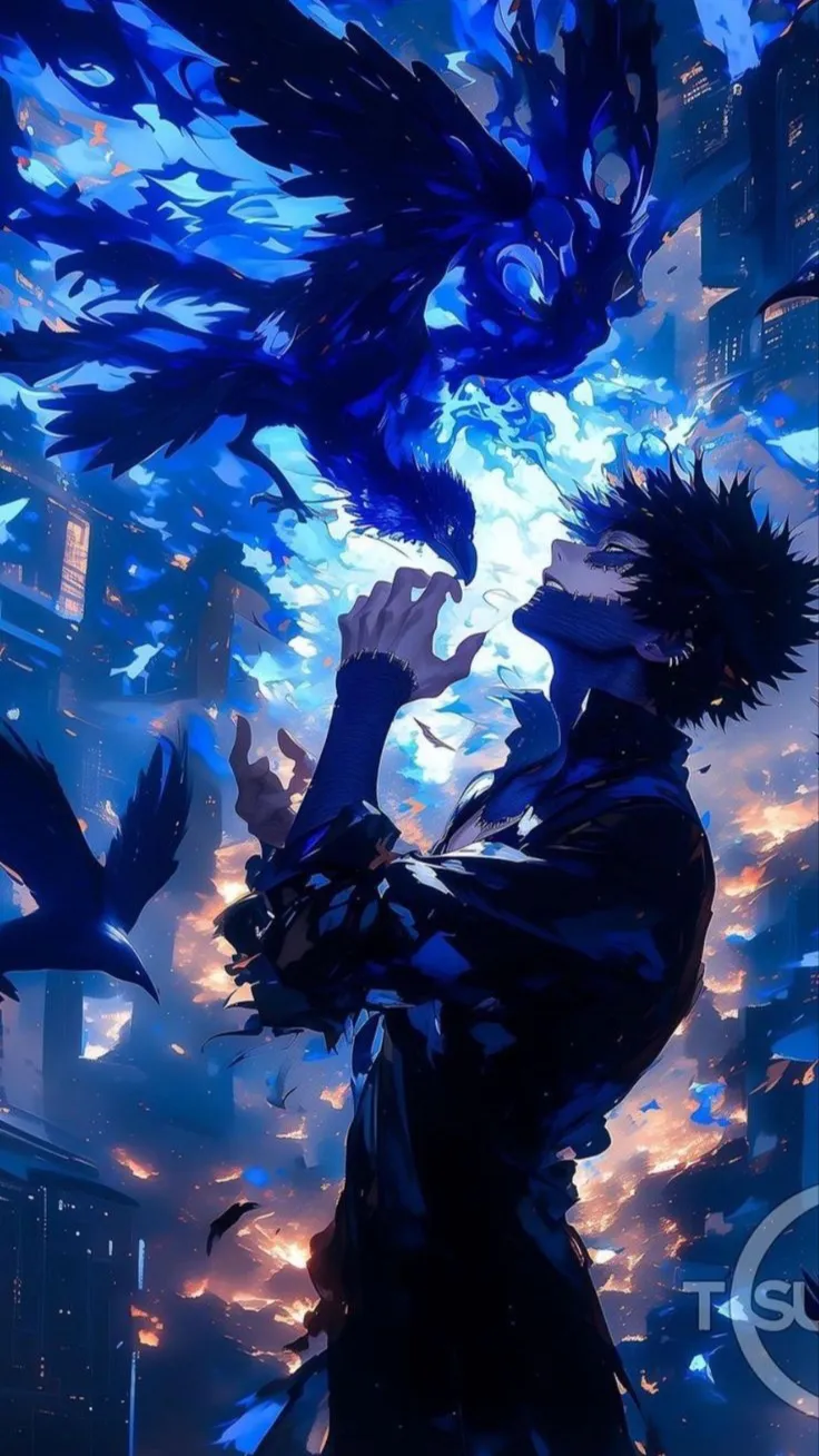 ai character: 🖤Dabi🖤 background