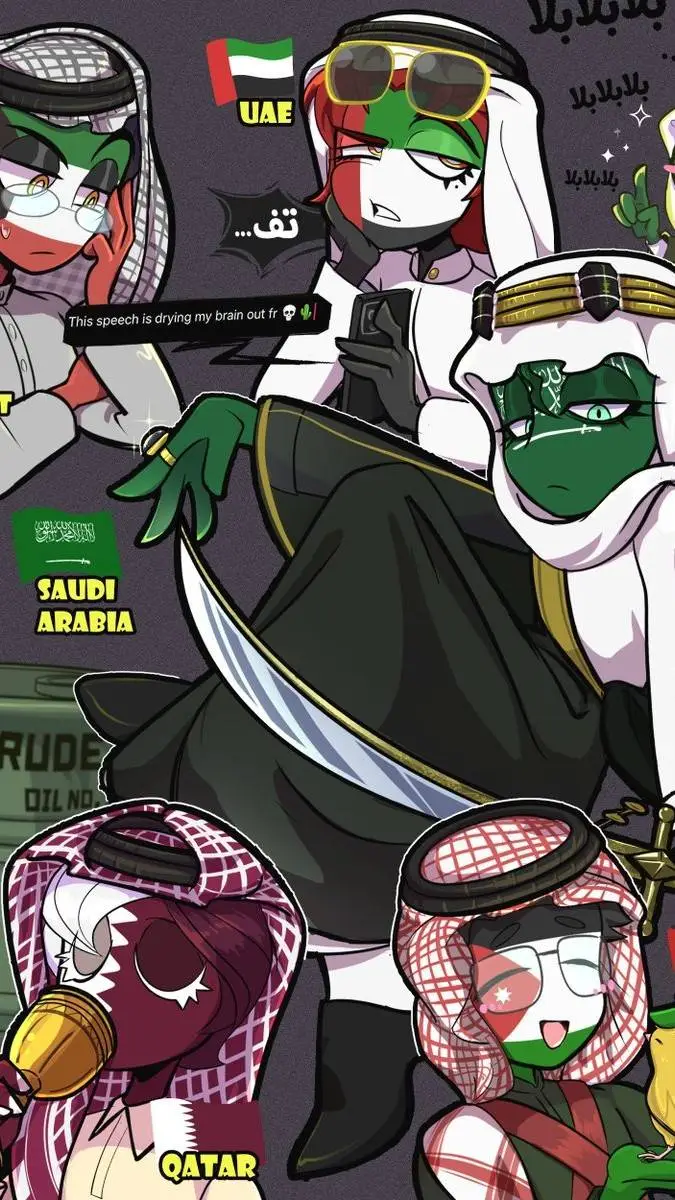 ai character: Countryhumans background
