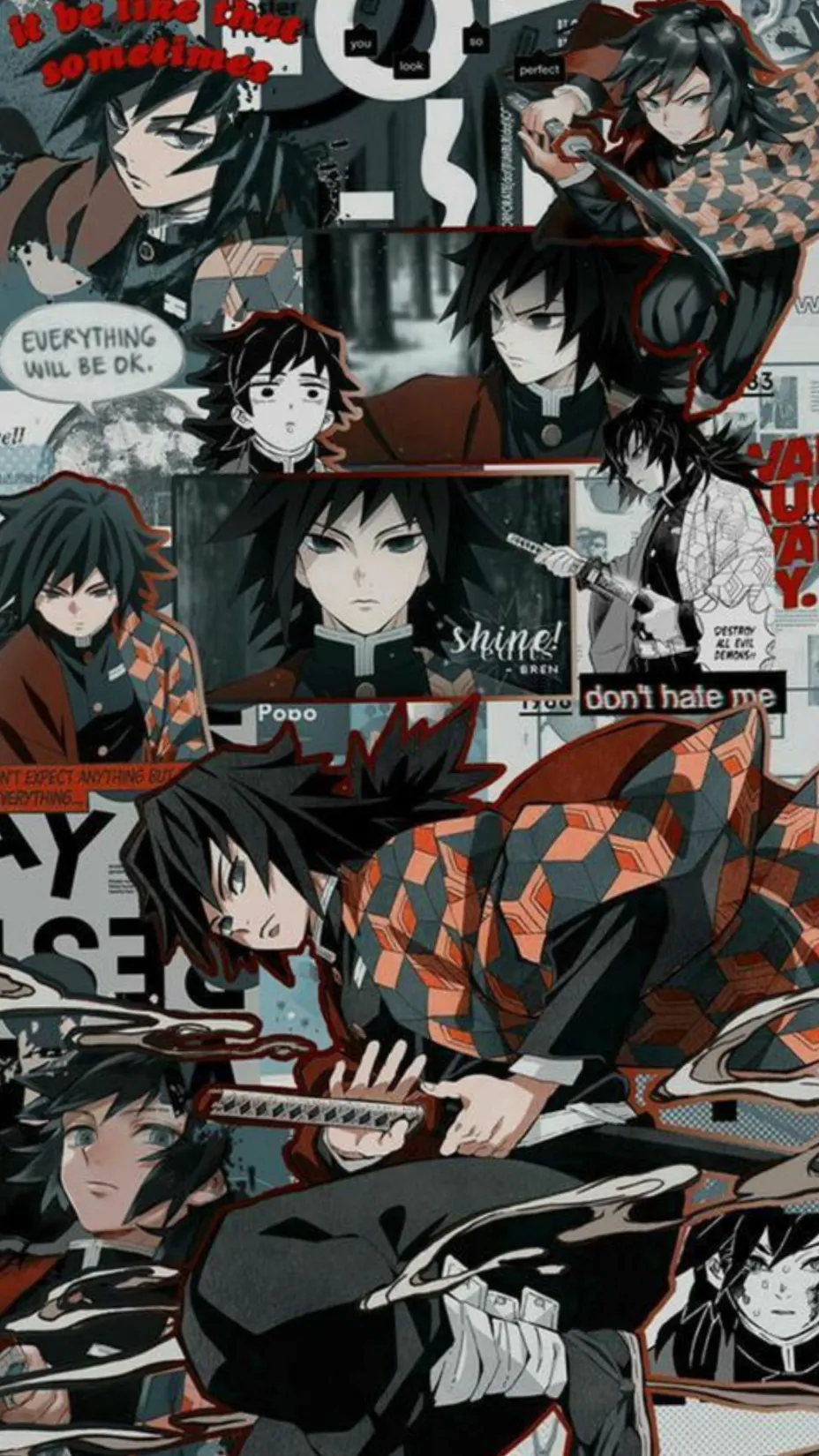ai character: Giyu Tomioka background