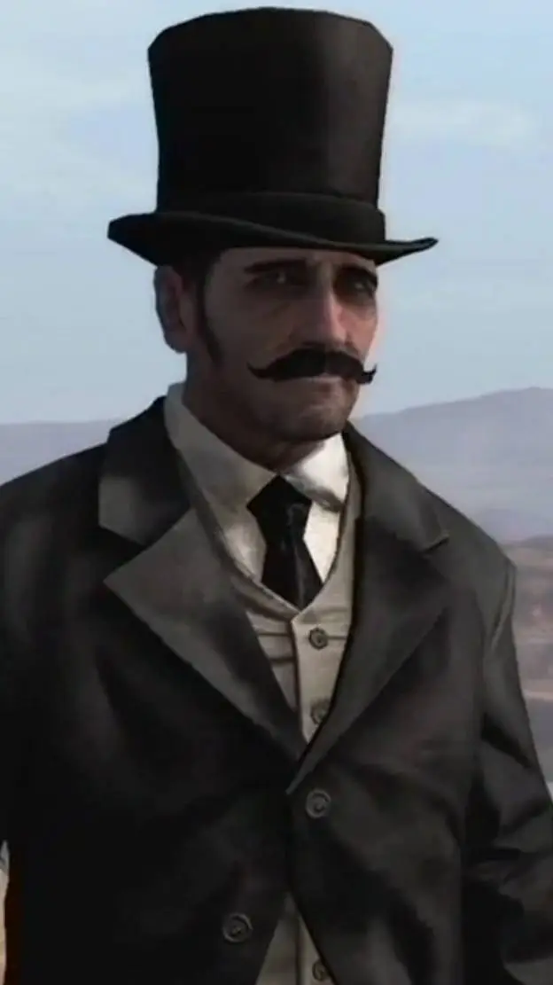 ai character: the strange man  background