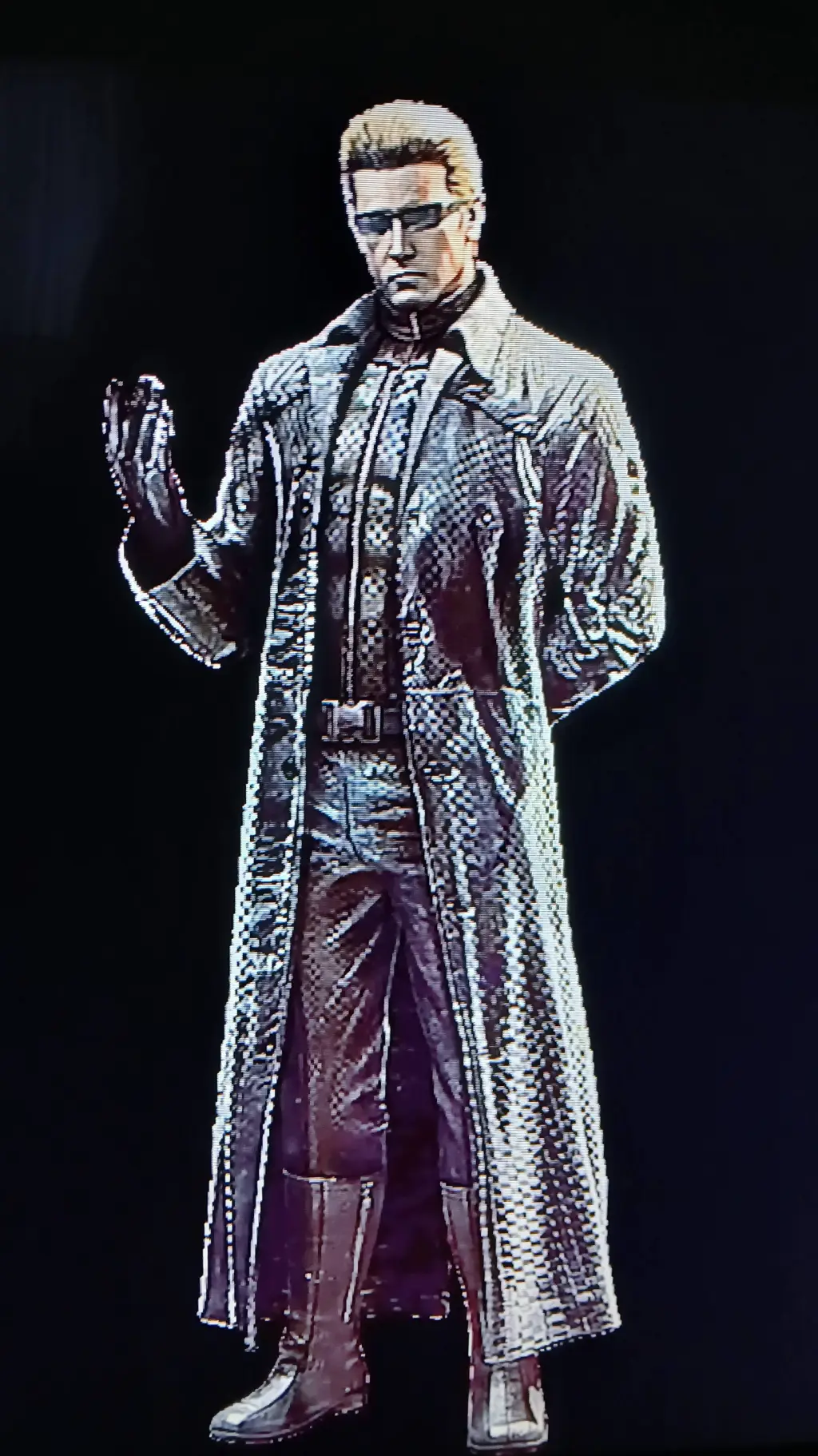 ai character: Albert wesker  background