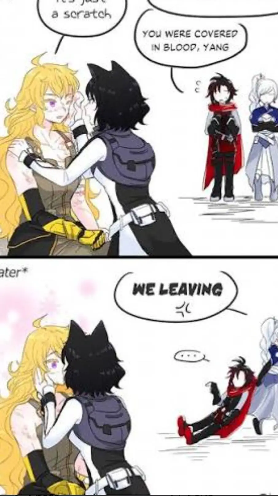 ai character: Yang x blake  background