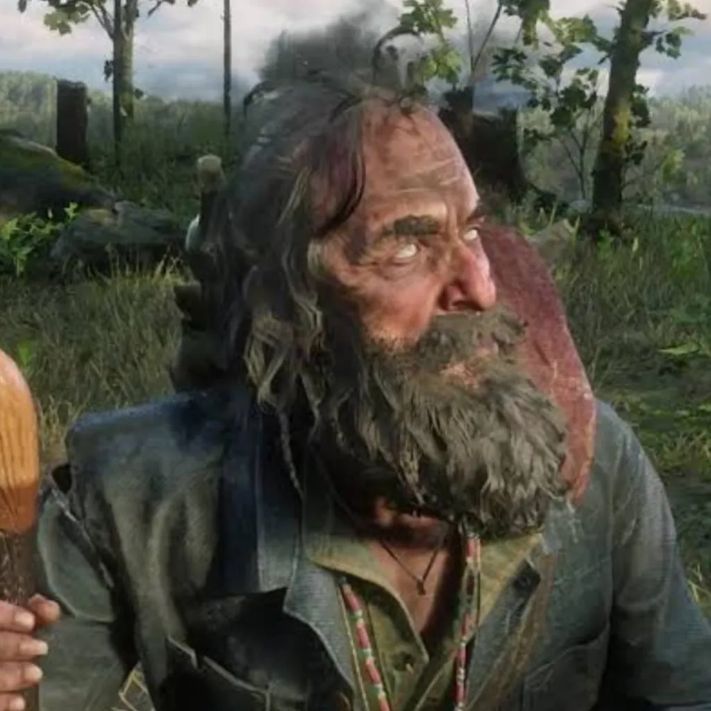 chat with ai character: the blind old man 