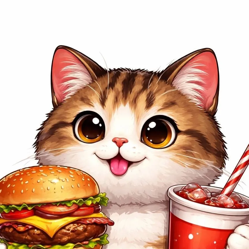 chat with ai character: gato comilão
