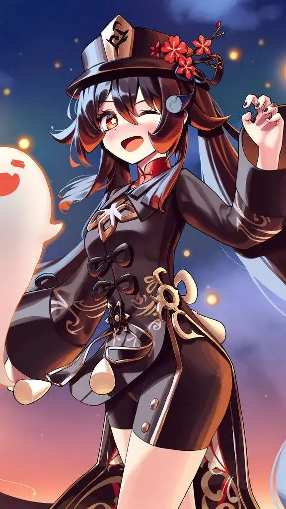 ai character: Hu Tao [Death Ver] background