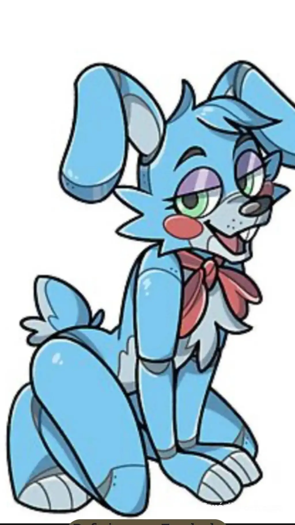ai character: toy Bonnie femboy background