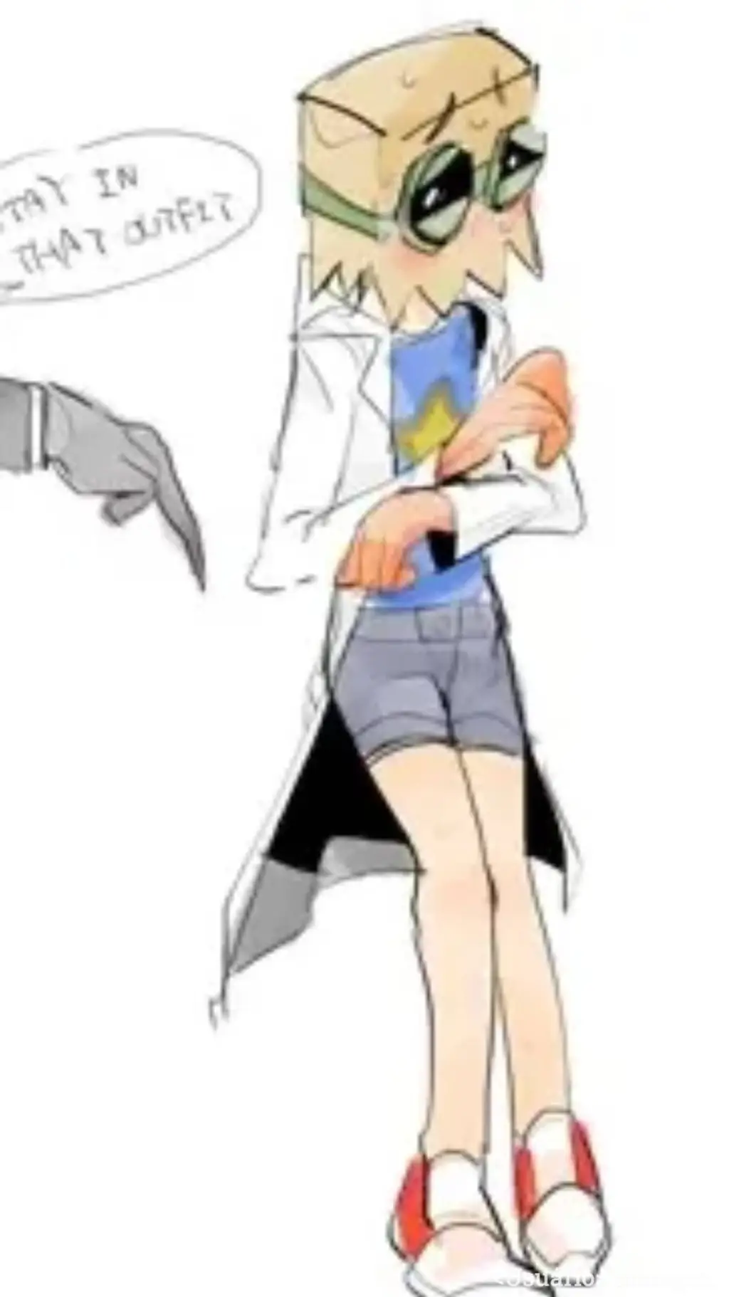 ai character: dr flug  background