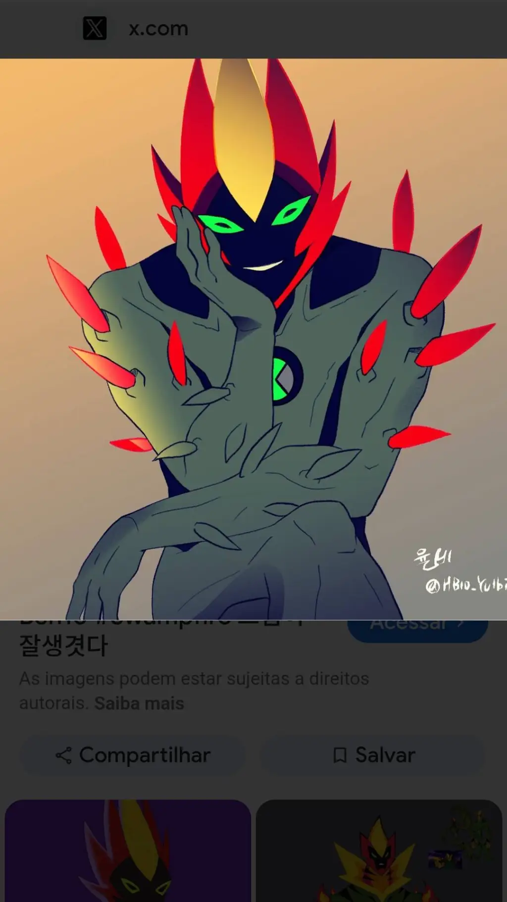ai character: fogo fátuo  background