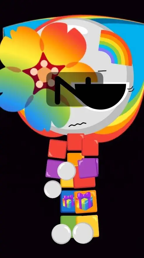 ai character: rainbow dibenci?  background